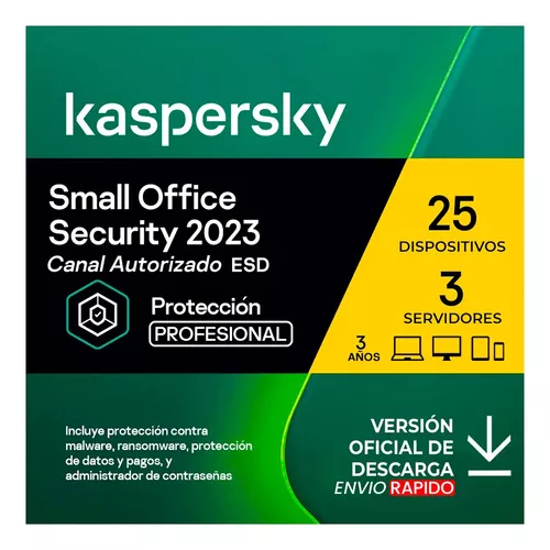 KASPERSKY SMALL OFFICE SECURITY 25 USER+25 MOVIL+3 SERVER