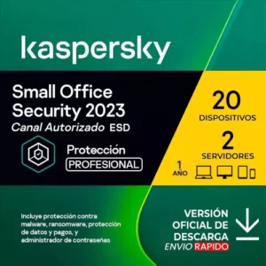 KASPERSKY SMALL OFFICE SECURITY 20 USER+20 MOVIL+2 SERVER