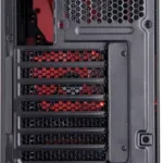 CAJA CORSAIR SPEC 04 NEGRA-ROJO VIDRIO TEMPLADO