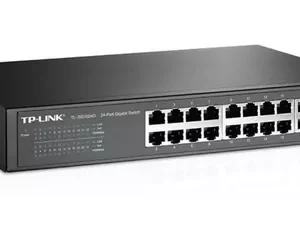 SWITCH TP-LINK 24 PUERTOS 10/100/1000 – TL-SG1024D – PARA ESCRITORIO Y MONTAJE EN RACK