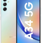 SAMSUNG A34 SM-A346M - PANT6,6" - OCTA CORE 2,6GHZ/2,0GHZ- 128GB - MEM 6GB - TRIPLE CAM - ANDROID 13 - DUAL SIM - LEC HUELLA - 5G - PLATA + (LIC KASP)