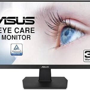 MONITOR ASUS 24" VA24EQSB - FHD - IPS HDMI - VGA - DISPLAY PORT - HUB USB - PIVOTEABLE - ALTURA AJUSTABLE - 75HZ - 5MS - EYE CARE