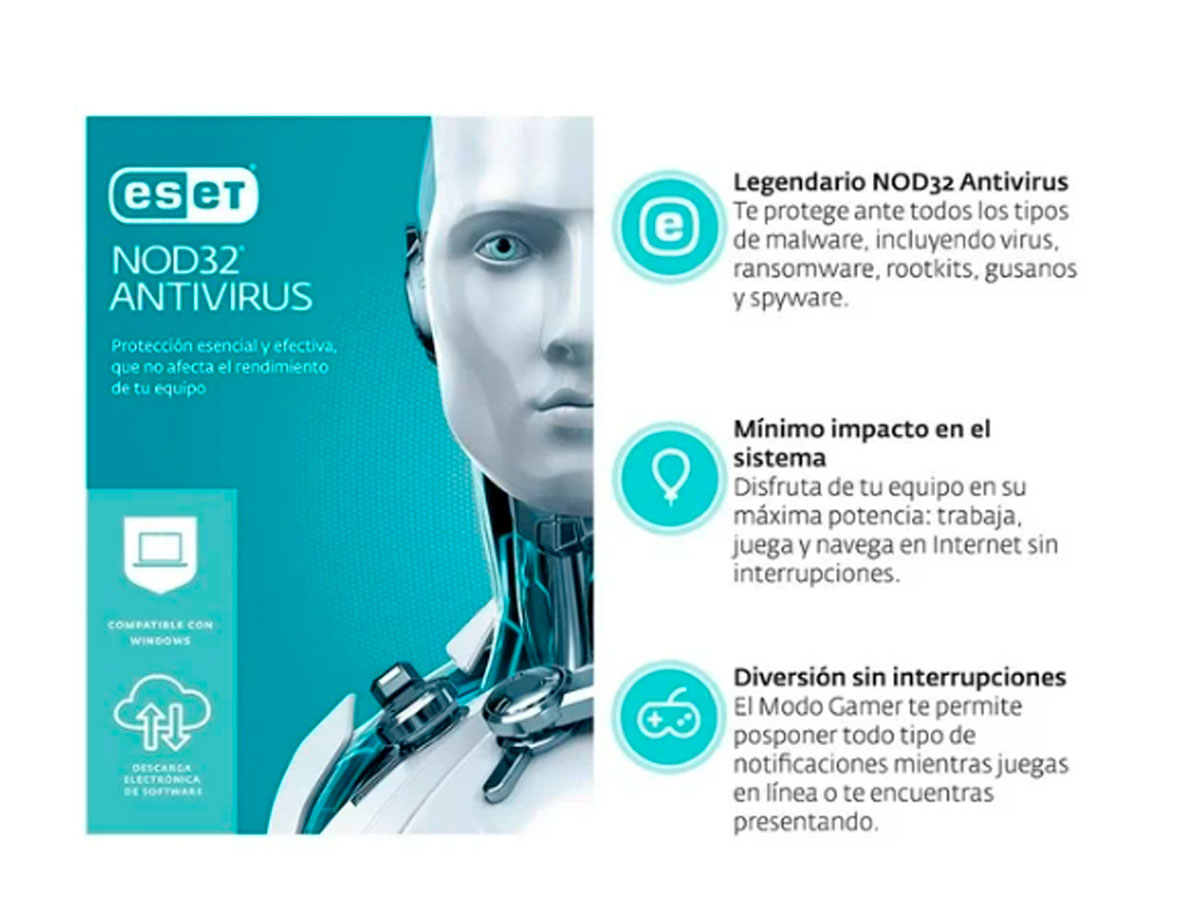 ESET NOD32 - 8 USUARIOS - 24 MESES