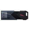 MEMORIA USB KINGSTON DATATRAVELER 3.2 DTX EXODIA ONYX - 128GB - NEGRA