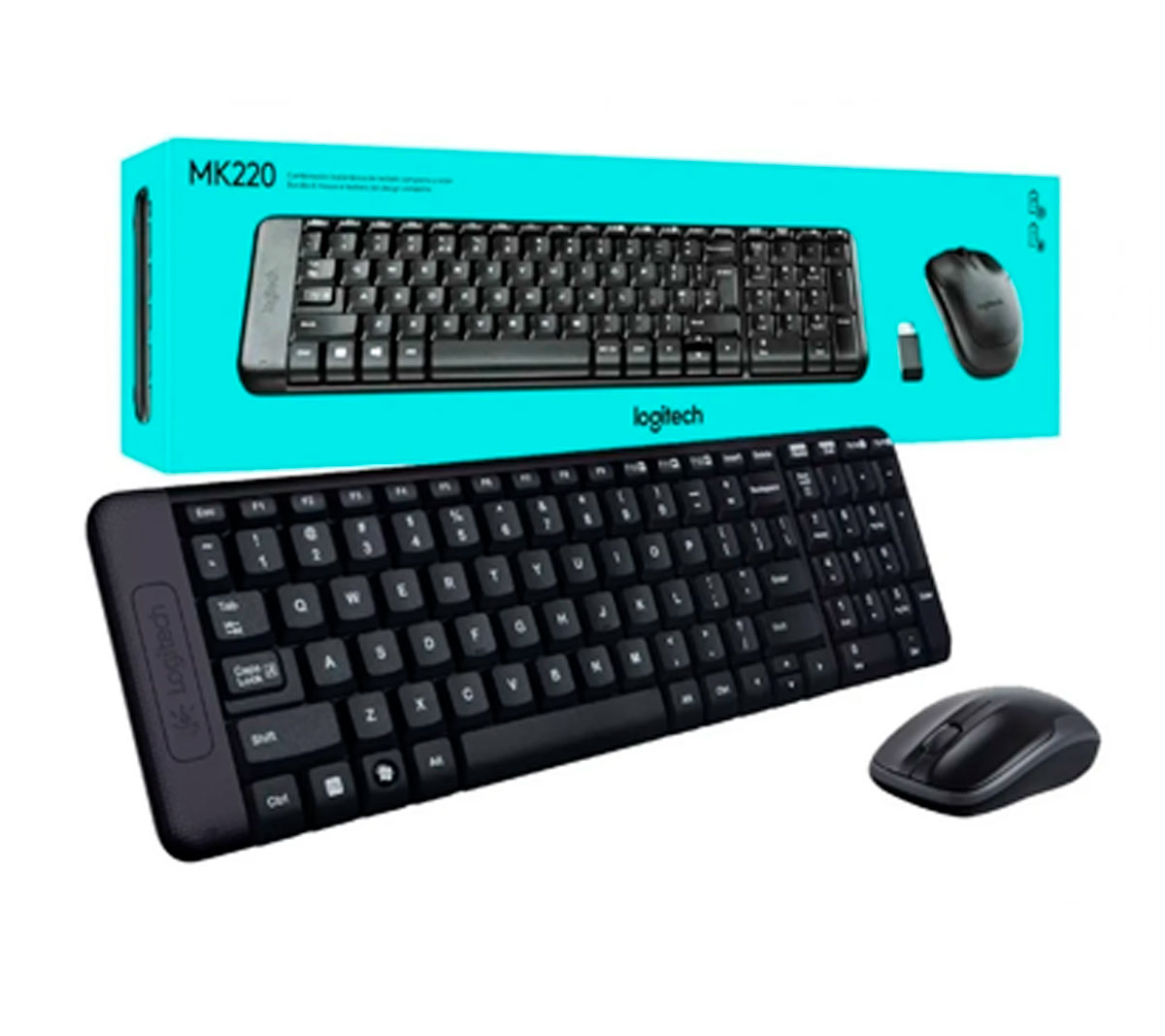 COMBO TECLADO Y MOUSE LOGITECH MK220