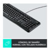 1 TECLADO LOGITECH K120
