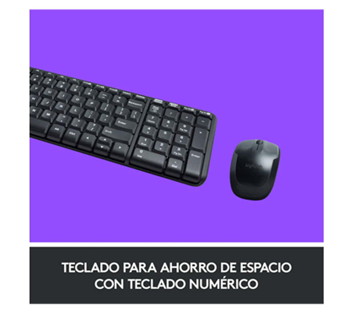COMBO TECLADO Y MOUSE LOGITECH MK220