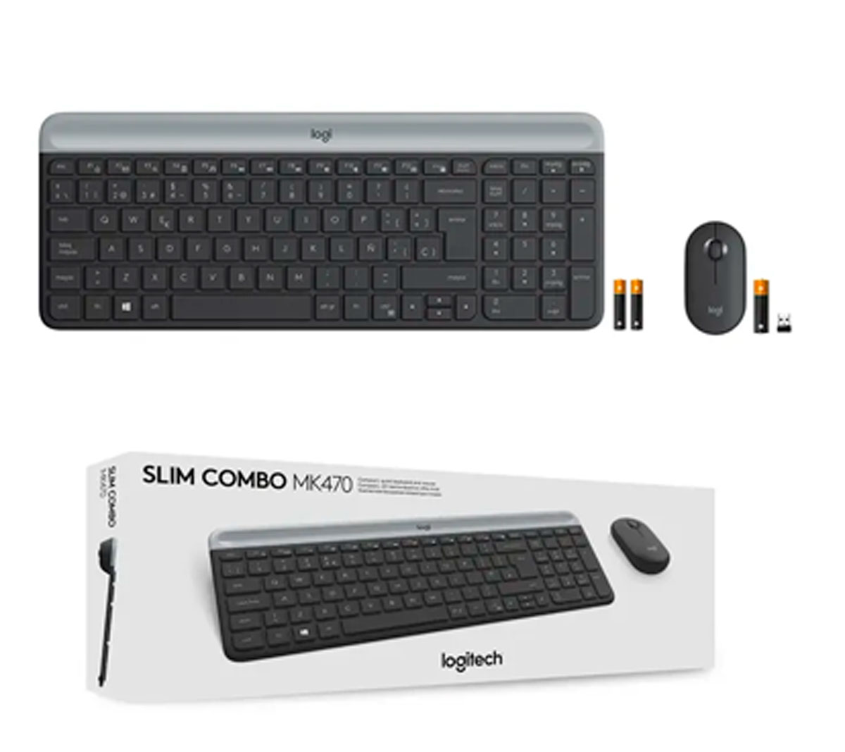 COMBO TECLADO Y MOUSE LOGITECH MK470