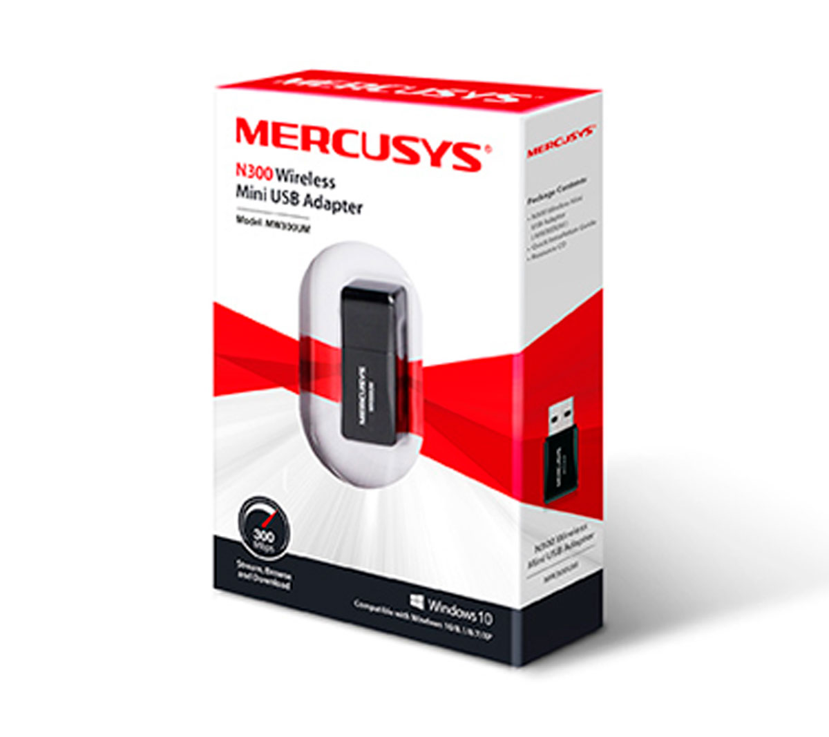 ADAPTADOR INALAMBRICO MERCUSYS MW300UM