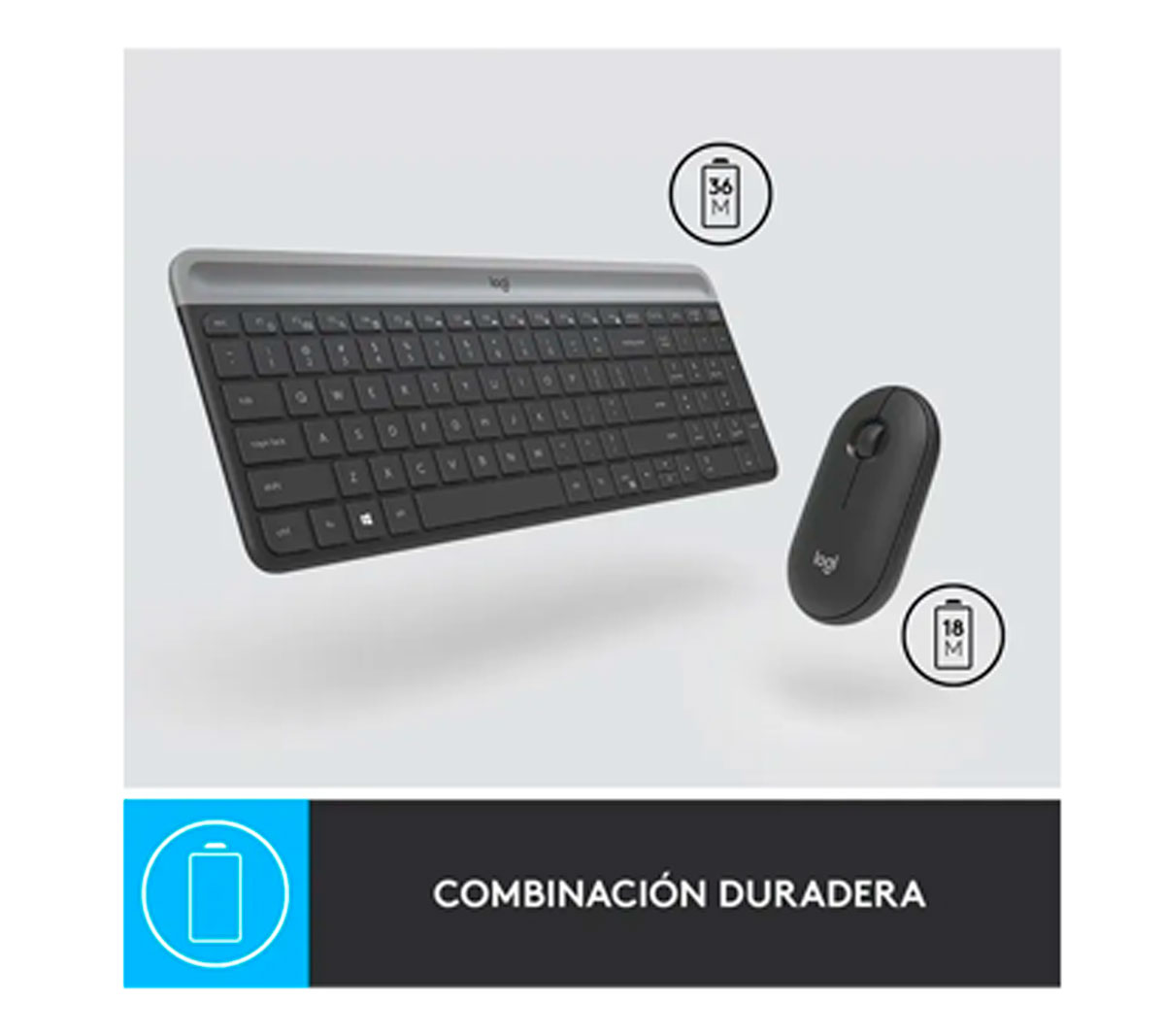 COMBO TECLADO Y MOUSE LOGITECH MK470