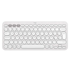 TECLADO LOGITECH PEBBLE KEYS 2 K380S - BLANCO