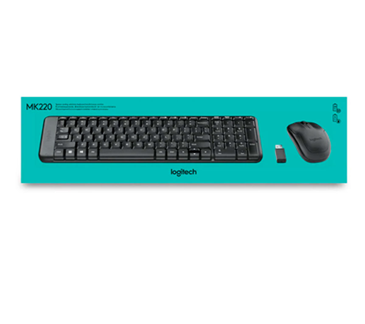 COMBO TECLADO Y MOUSE LOGITECH MK220