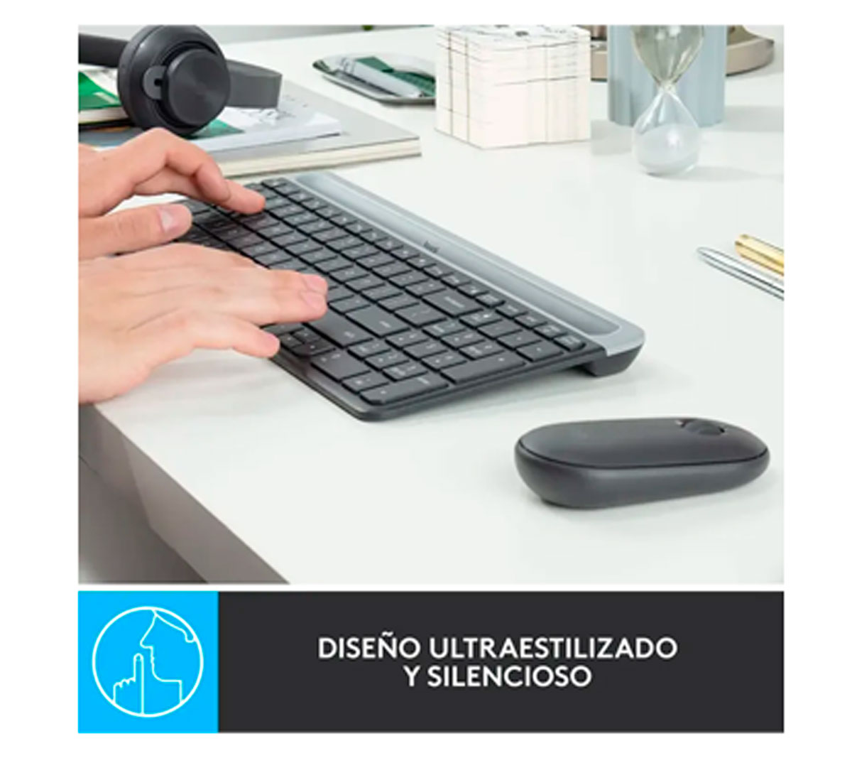 COMBO TECLADO Y MOUSE LOGITECH MK470