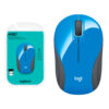 MOUSE MINI LOGITECH M187 - BRIGHT AZUL MOUSE MINI LOGITECH M187 - BRIGHT AZUL