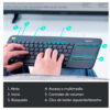 TECLADO LOGITECH K400 PLUS - NEGRO