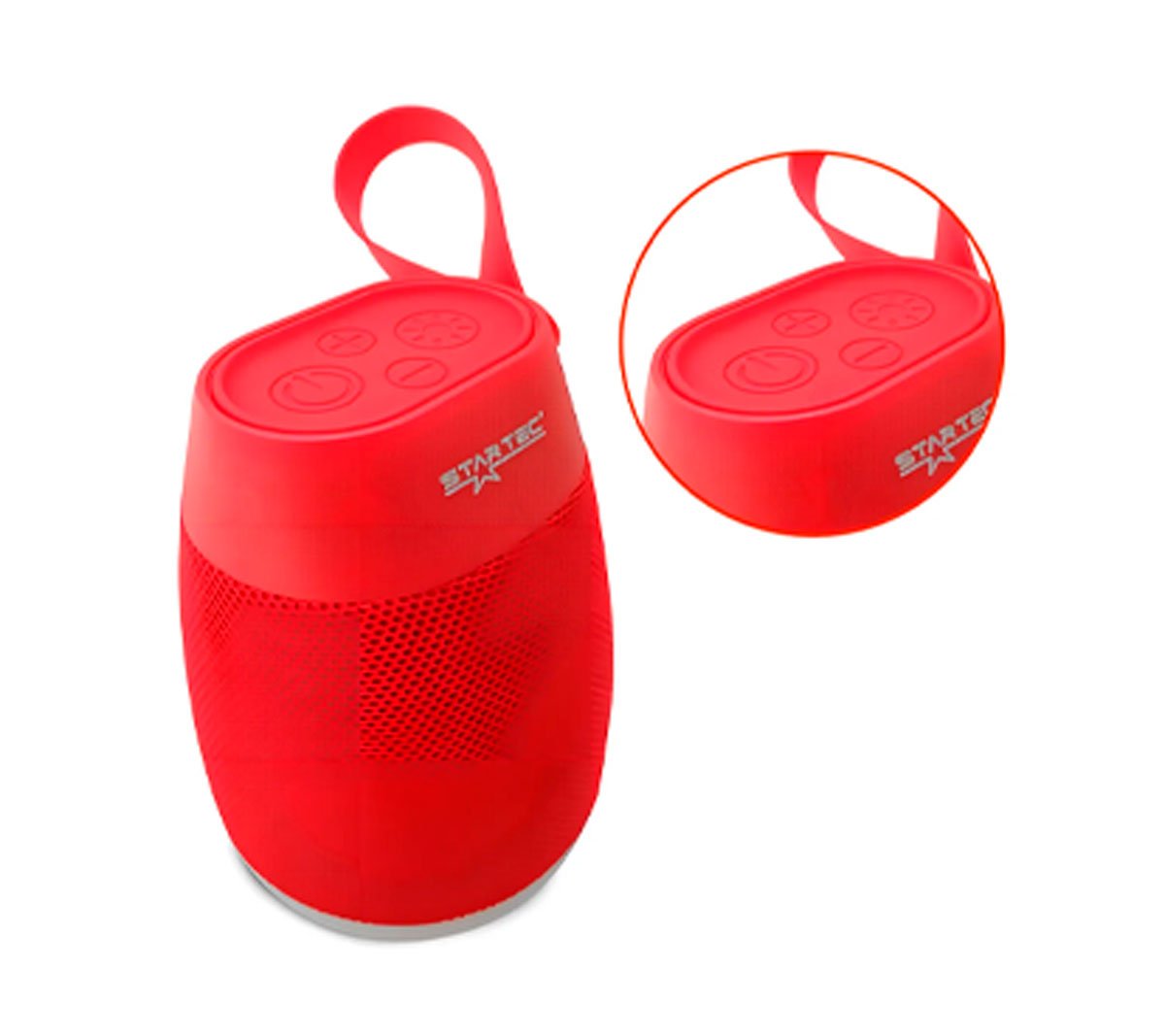  PARLANTE BLUETOOTH STAR TEC ST-SP-B702 ROJO RGB