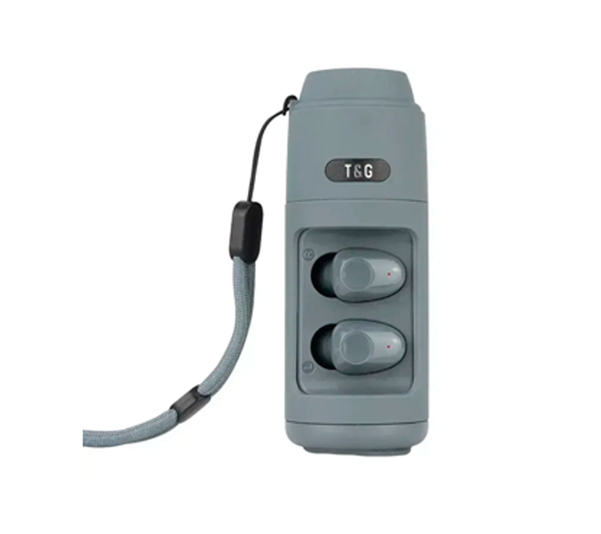 AUDÍFONOS + PARLANTE BLUETOOTH TWS T&G TG806 GRIS