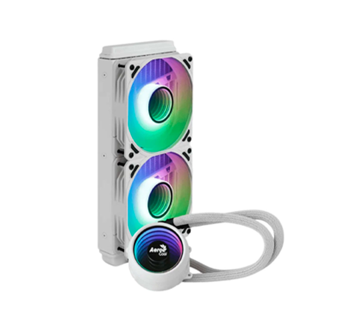 RREFIGERACION LIQUIDA MARCA AERO COOL MIRAGE L240 BLANCA