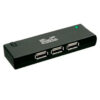 KLIPX BLACK 4 PORT PORTABLE USB HUB 2.0 KUH400B KLIPX BLACK 4 PORT PORTABLE USB HUB 2.0 KUH400B