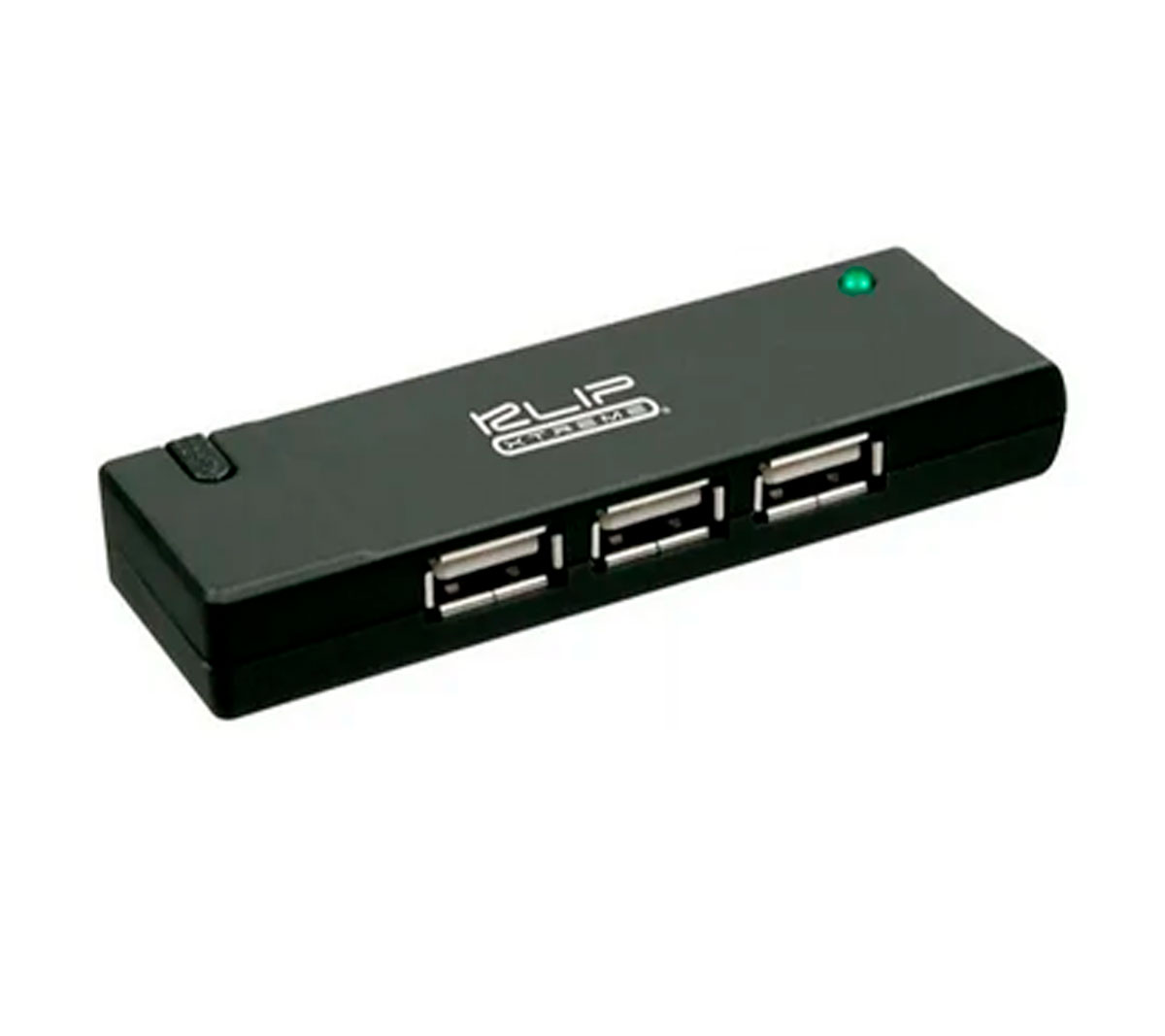 KLIPX BLACK 4 PORT PORTABLE USB HUB 2.0 KUH400B