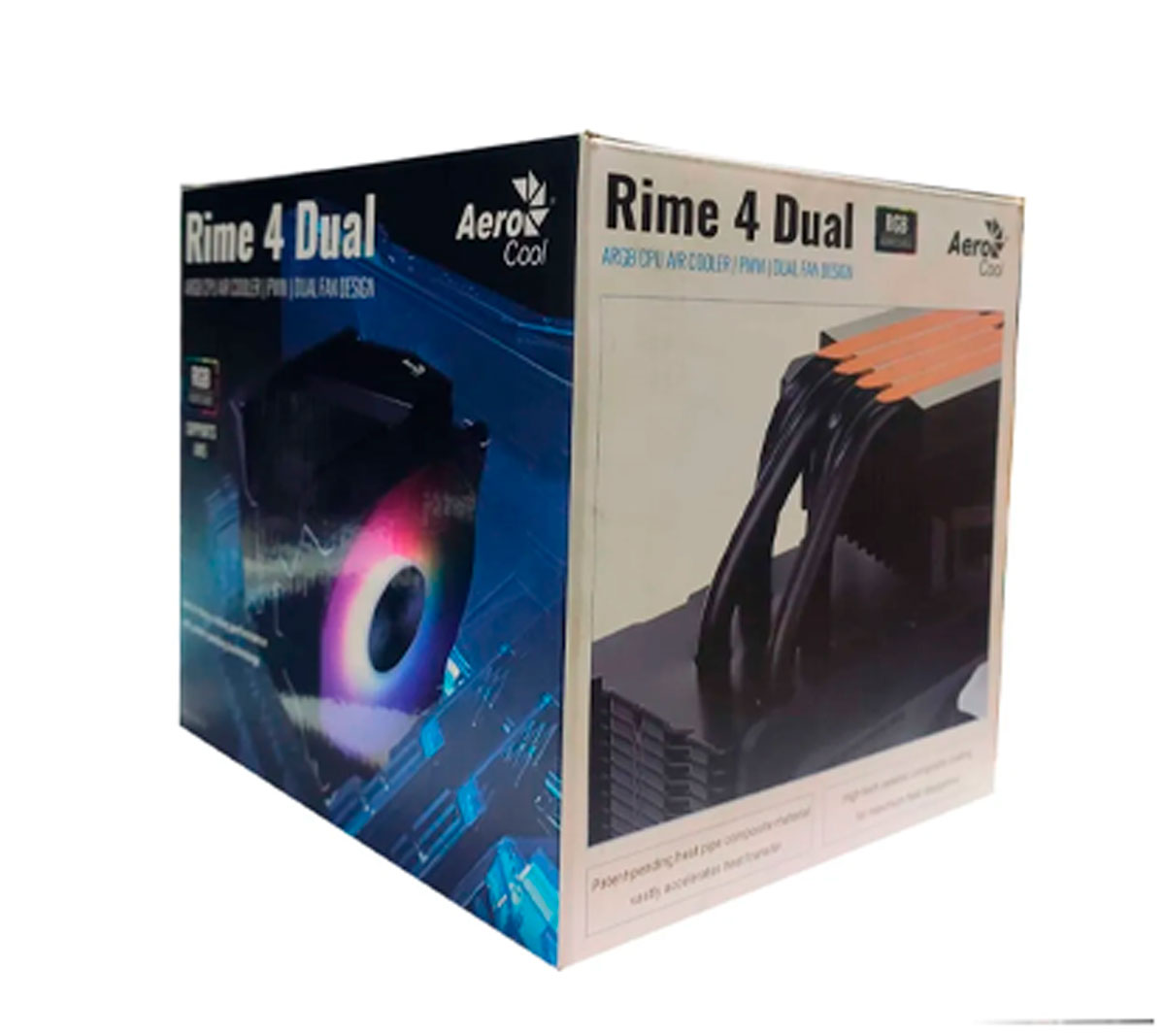 COOLER CPU AEROCOOL RIME 4 DUAL ARGB PWM 4P / AERDIS016