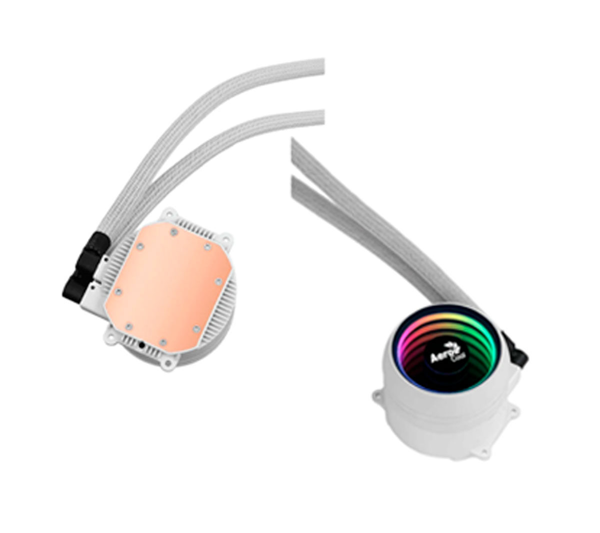 RREFIGERACION LIQUIDA MARCA AERO COOL MIRAGE L240 BLANCA