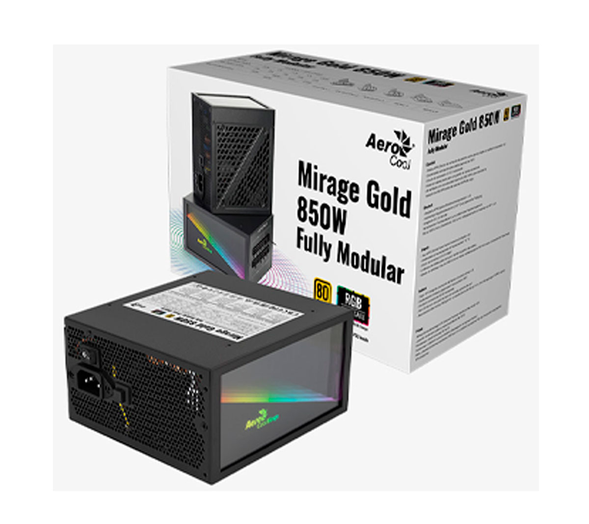 MIRAGE 850W 80+ GOLD / AERFUE014