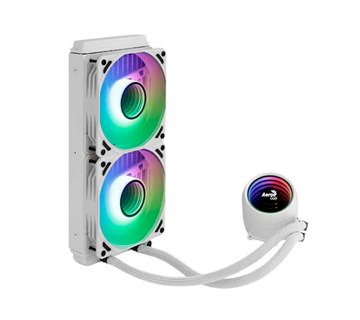 RREFIGERACION LIQUIDA MARCA AERO COOL MIRAGE L240 BLANCA