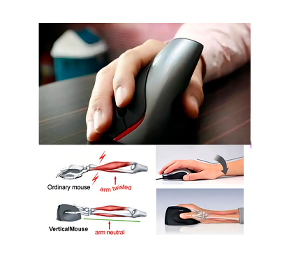 MOUSE INALAMBRICO STAR TEC ST-MO-81 VERTICAL