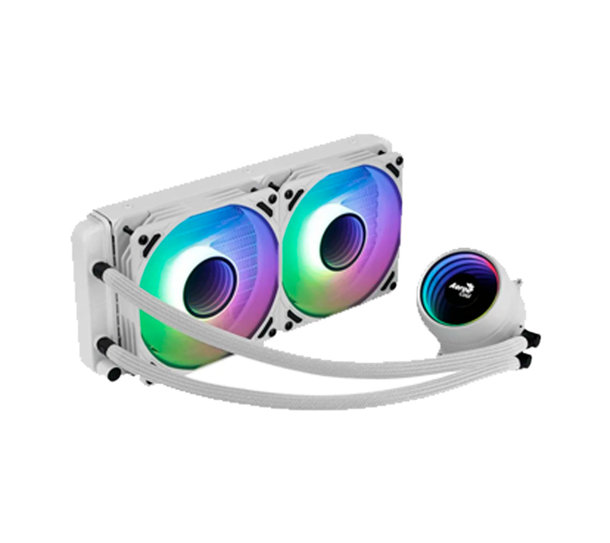 RREFIGERACION LIQUIDA MARCA AERO COOL MIRAGE L240 BLANCA