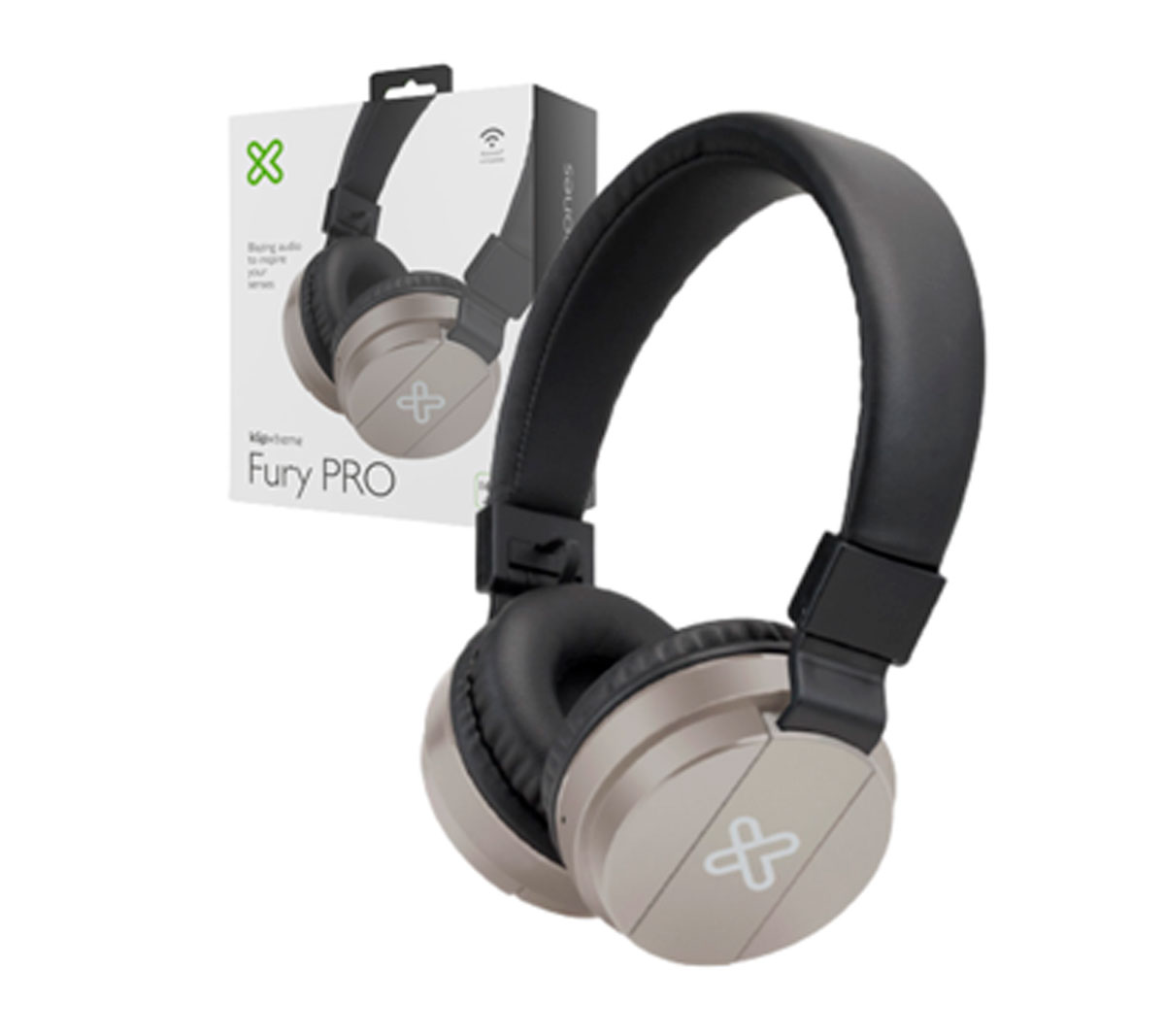 KX HEADPHONES WLS-BT KWH-001SV ON-EAR 16HRS BLUETOOTH SILVER