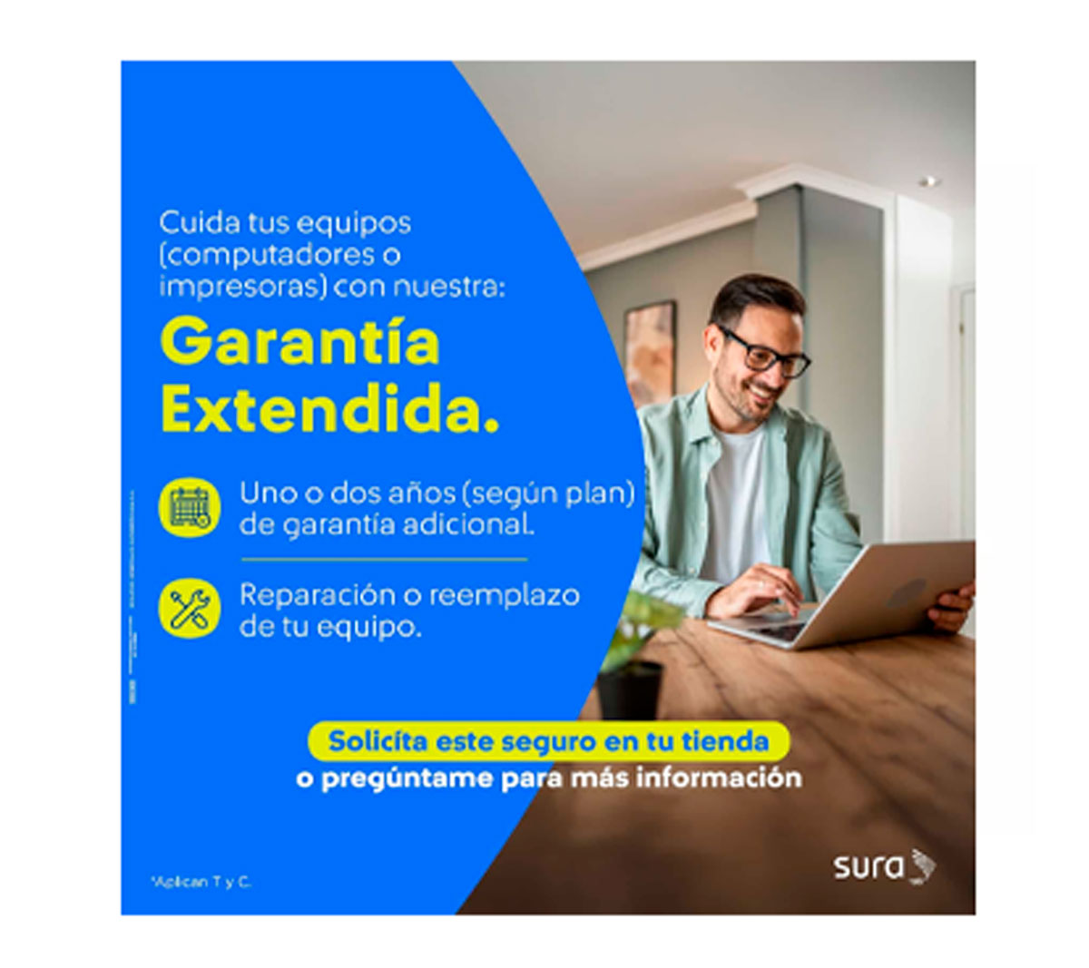 POLIZA SURA DE GARANTIA EXTENDIDA 24 MESES - PRODUCTOS CON VALOR DESDE 1,500,001 HASTA 2,500,000
