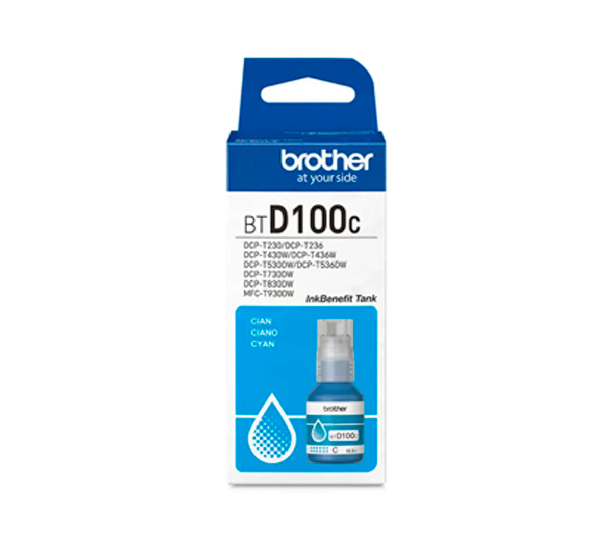 TINTA BROTHER BTD100C CYAN - 48,8ML