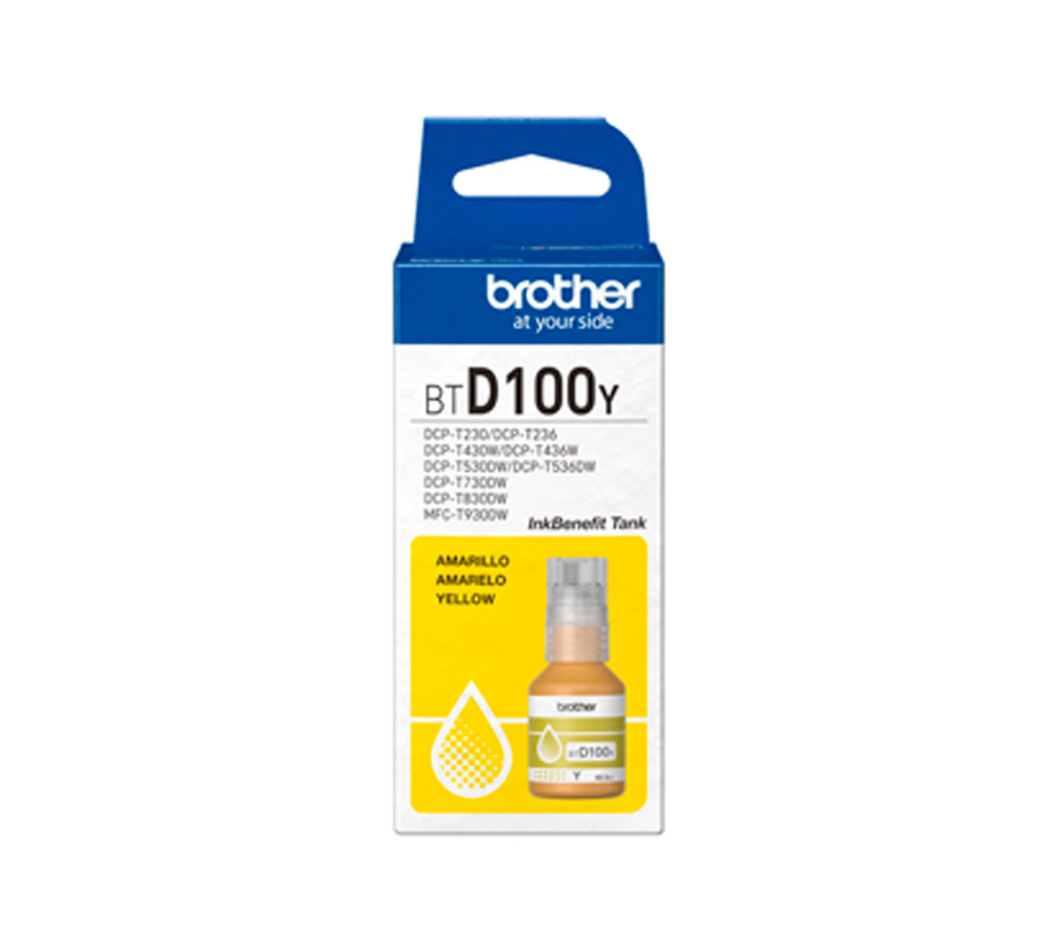 TINTA BROTHER BTD100Y YELLOW - 48,8ML