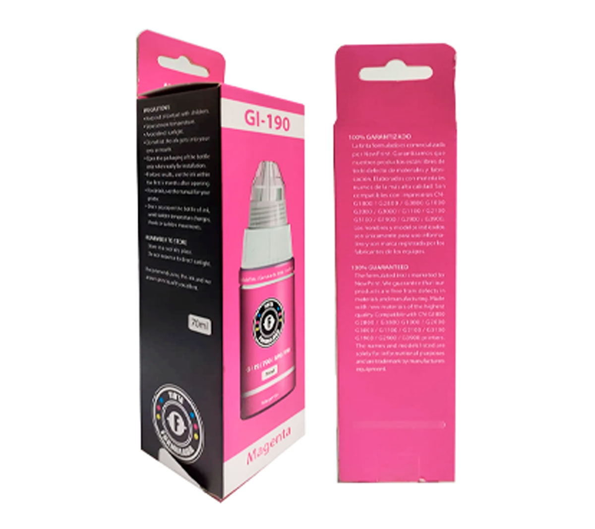 1 TINTA FORMULADA GI190 NEWPRINTCANON MAGENTA