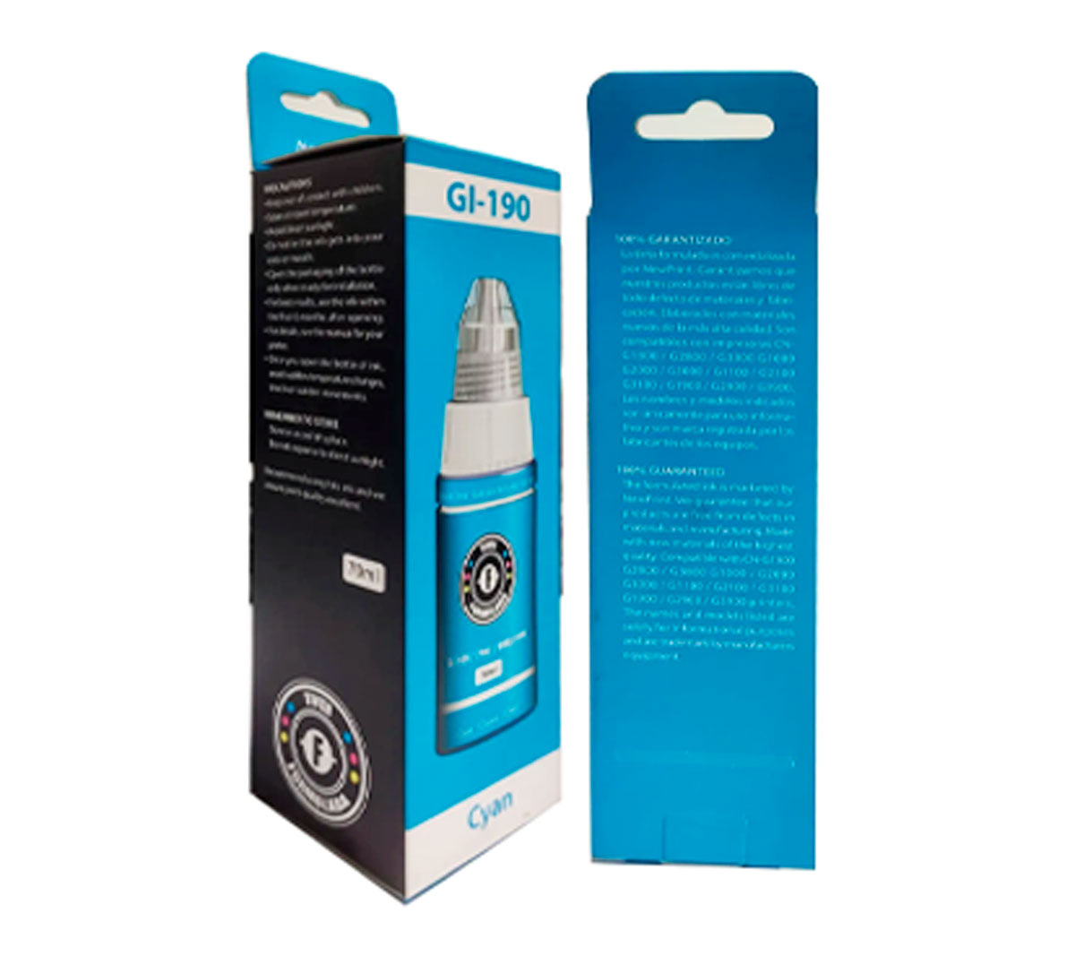 TINTA FORMULADA GI190 NEWPRINT CANON CYAN TINTA FORMULADA GI190 NEWPRINT CANON CYAN