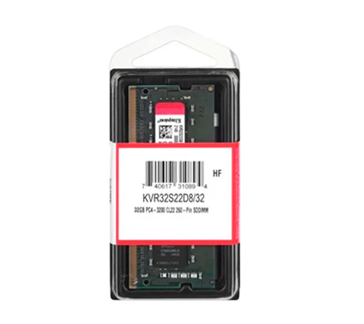 MEMORIA RAM KINGSTON 32GB DDR4 3200MHZ PARA PORTATIL