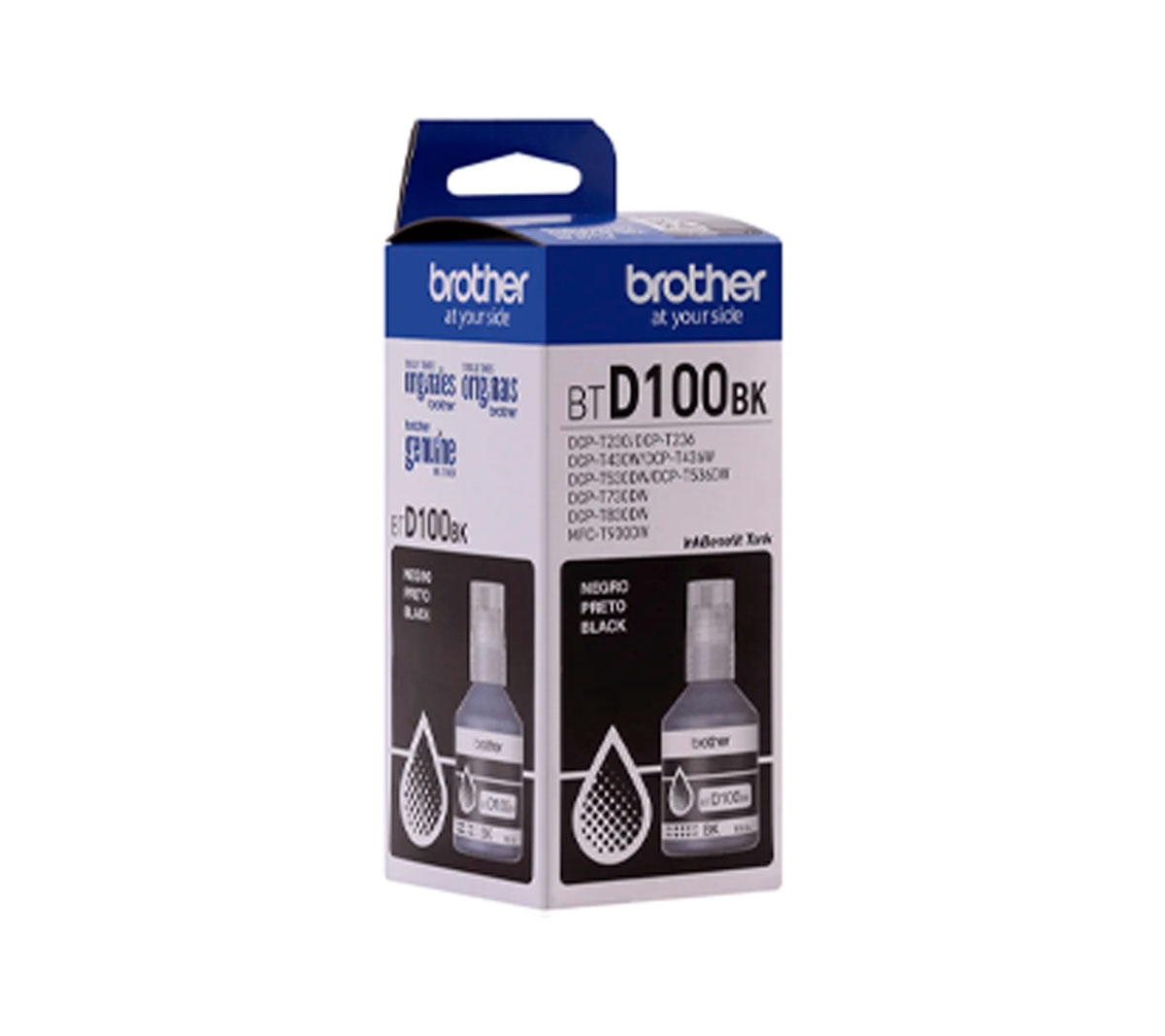 TINTA BROTHER BTD100BK NEGRA - 108ML