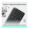 TECLADO LOGITECH K250 - INALAMBRICO - BLUETOOTH - COMPACTO - BLANCO