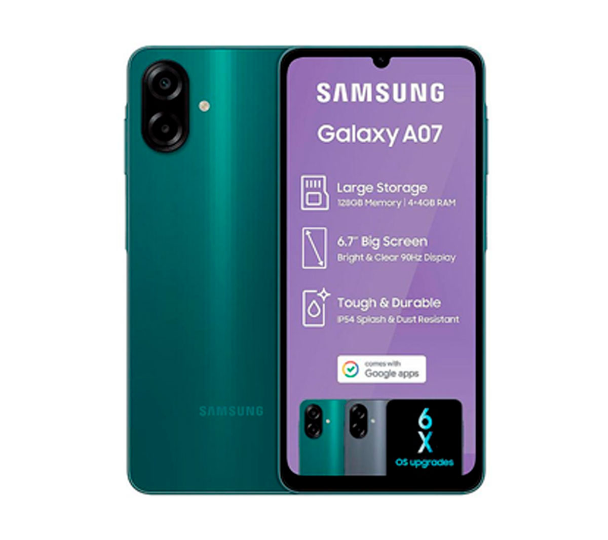 SAMSUNG A07 SM-A075M - PANTALLA 6,7" - 128GB - MEMORIA 6GB SAMSUNG A07 SM-A075M - PANTALLA 6,7" - 128GB - MEMORIA 6GB
