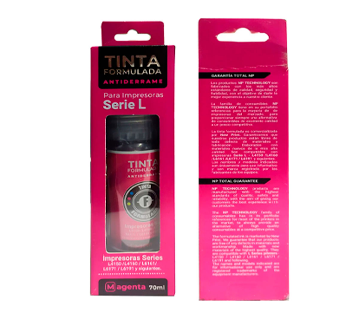 TINTA FORMULADA ANTIDERRAME NP MAGENTA SERIE L