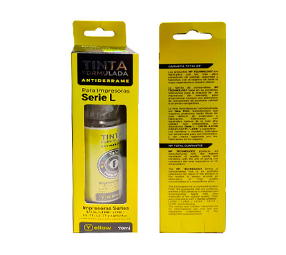 TINTA FORMULADA ANTIDERRAME NP YELLOW SERIE L