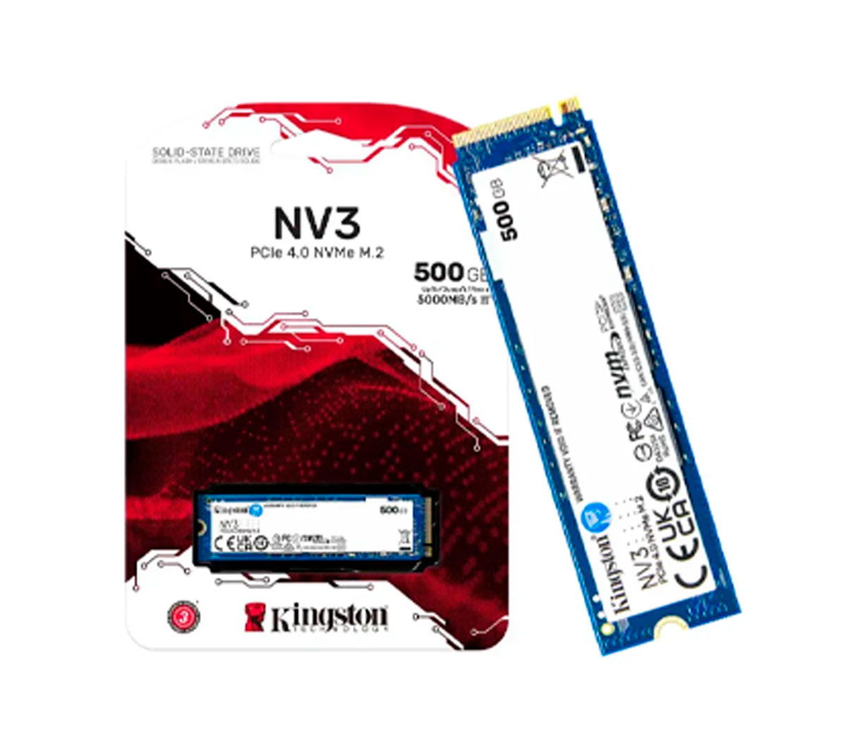 DISCO DE ESTADO SOLIDO KINGSTON NV3 500GB - M.2 PCI EXPRESS NVME GEN 4X4