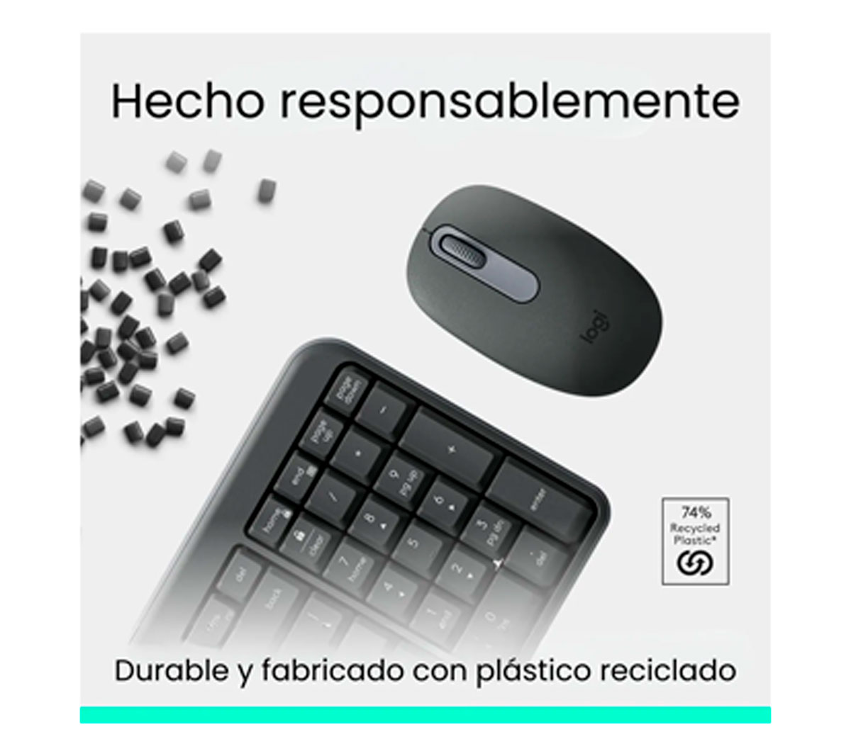 COMBO TECLADO Y MOUSE LOGITECH MK250