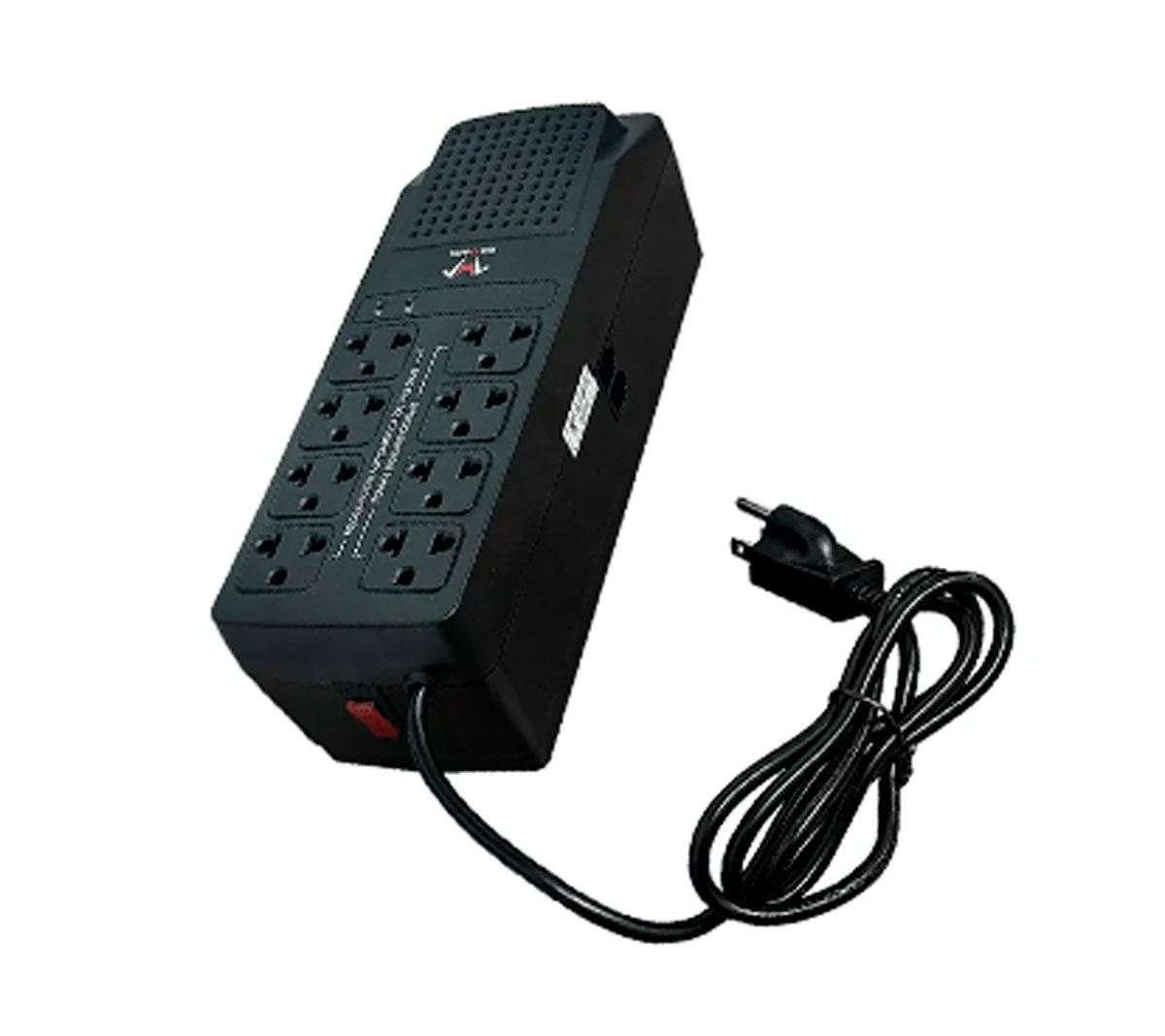 REGULADOR DE VOLTAJE WATTANA - 1200VA - 600W - 8 TOMAS DE SALIDA