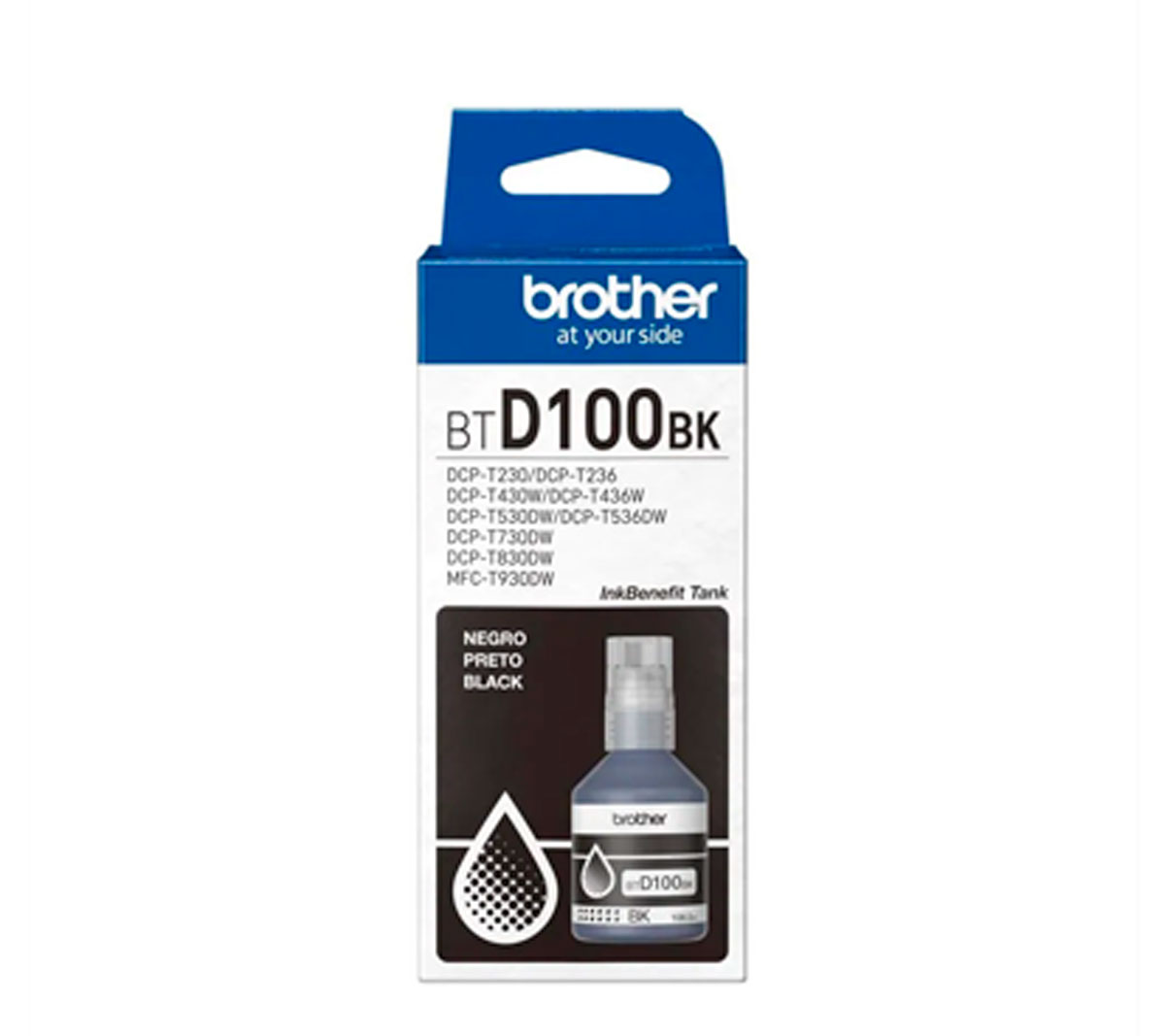 TINTA BROTHER BTD100BK NEGRA - 108ML