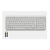 TECLADO LOGITECH K250 - INALAMBRICO - BLUETOOTH - COMPACTO - BLANCO