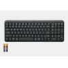 TECLADO LOGITECH K250 - INALAMBRICO - BLUETOOTH - COMPACTO - GRAFITO