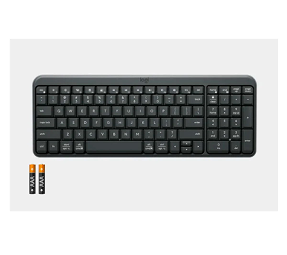 TECLADO LOGITECH K250 - INALAMBRICO - BLUETOOTH - COMPACTO - GRAFITO