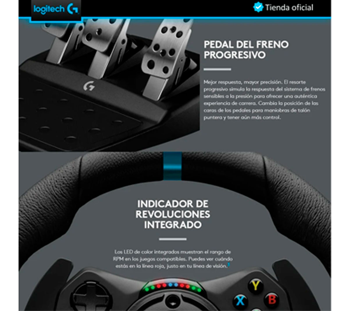 TIMON GAMING LOGITECH G923 - INCLUYE PEDALES TIMON GAMING LOGITECH G923 - INCLUYE PEDALES